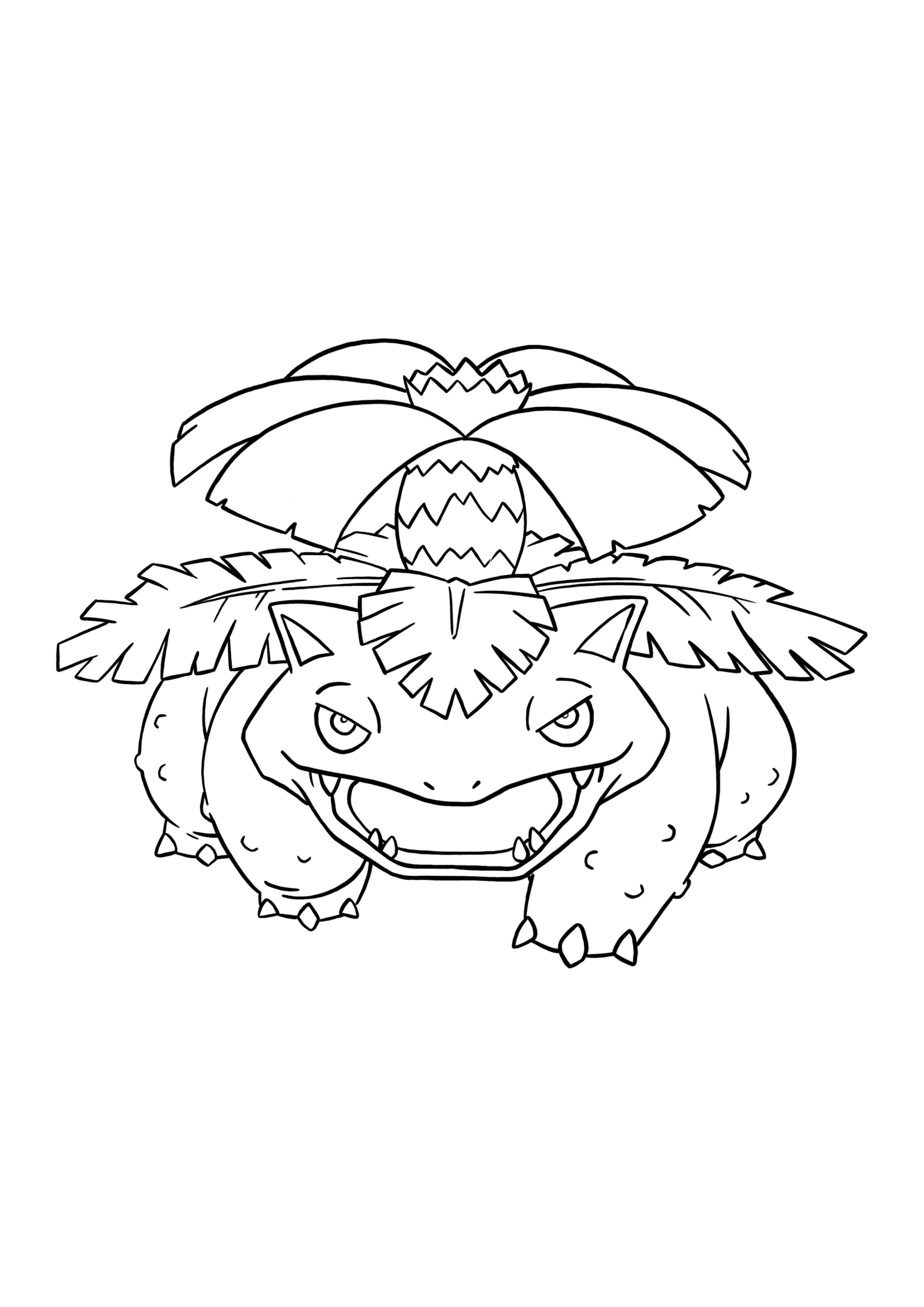 Pokémon Venusaur coloring page