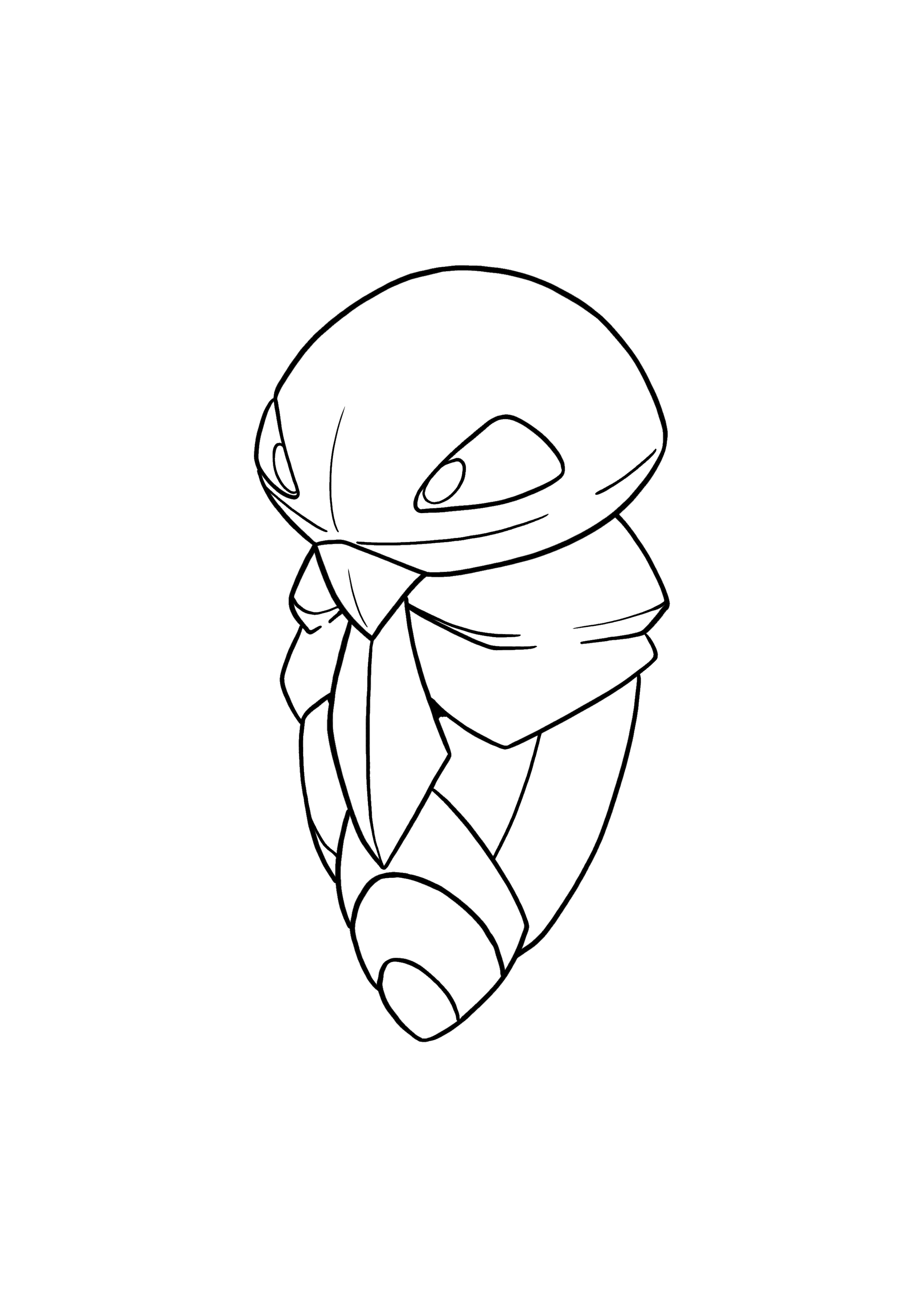 Pokémon Kakuna coloring page