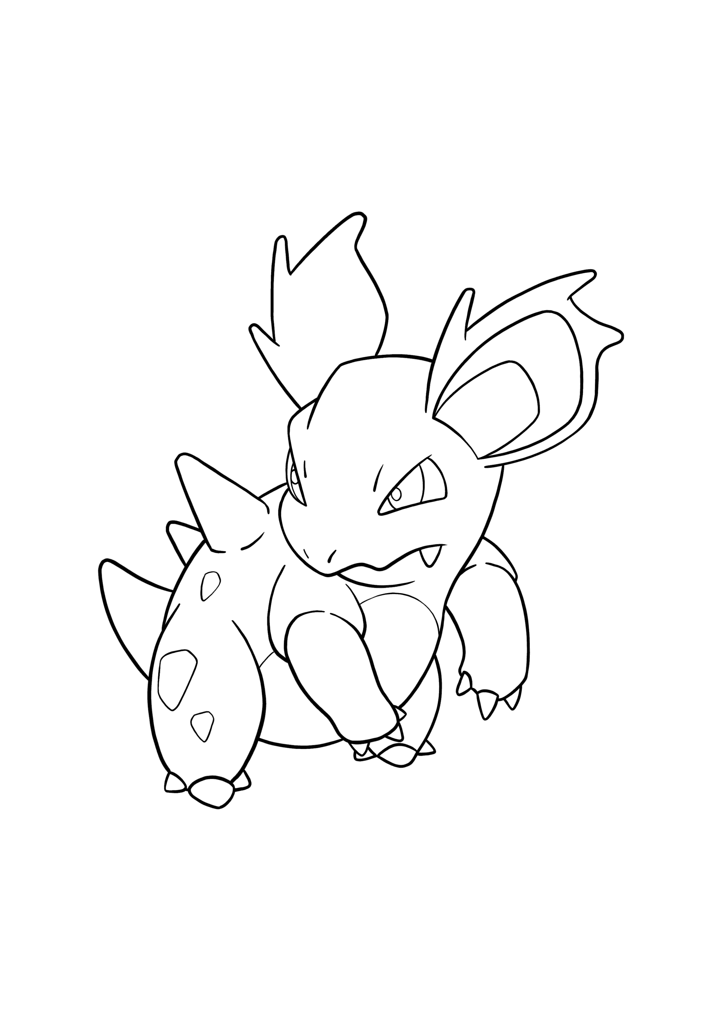 Pokémon Nidorina coloring page