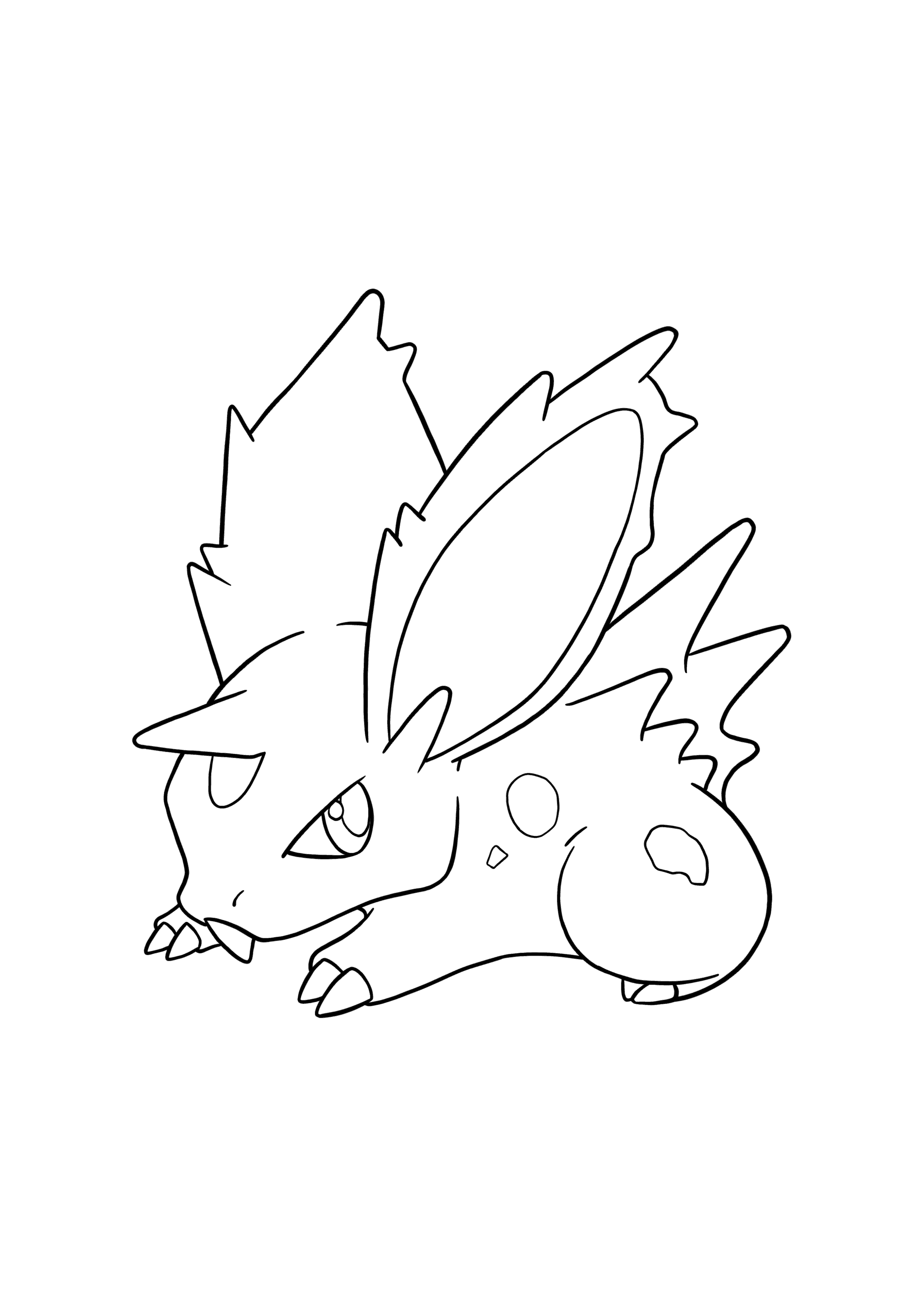 Pokémon Nidoran Male coloring page
