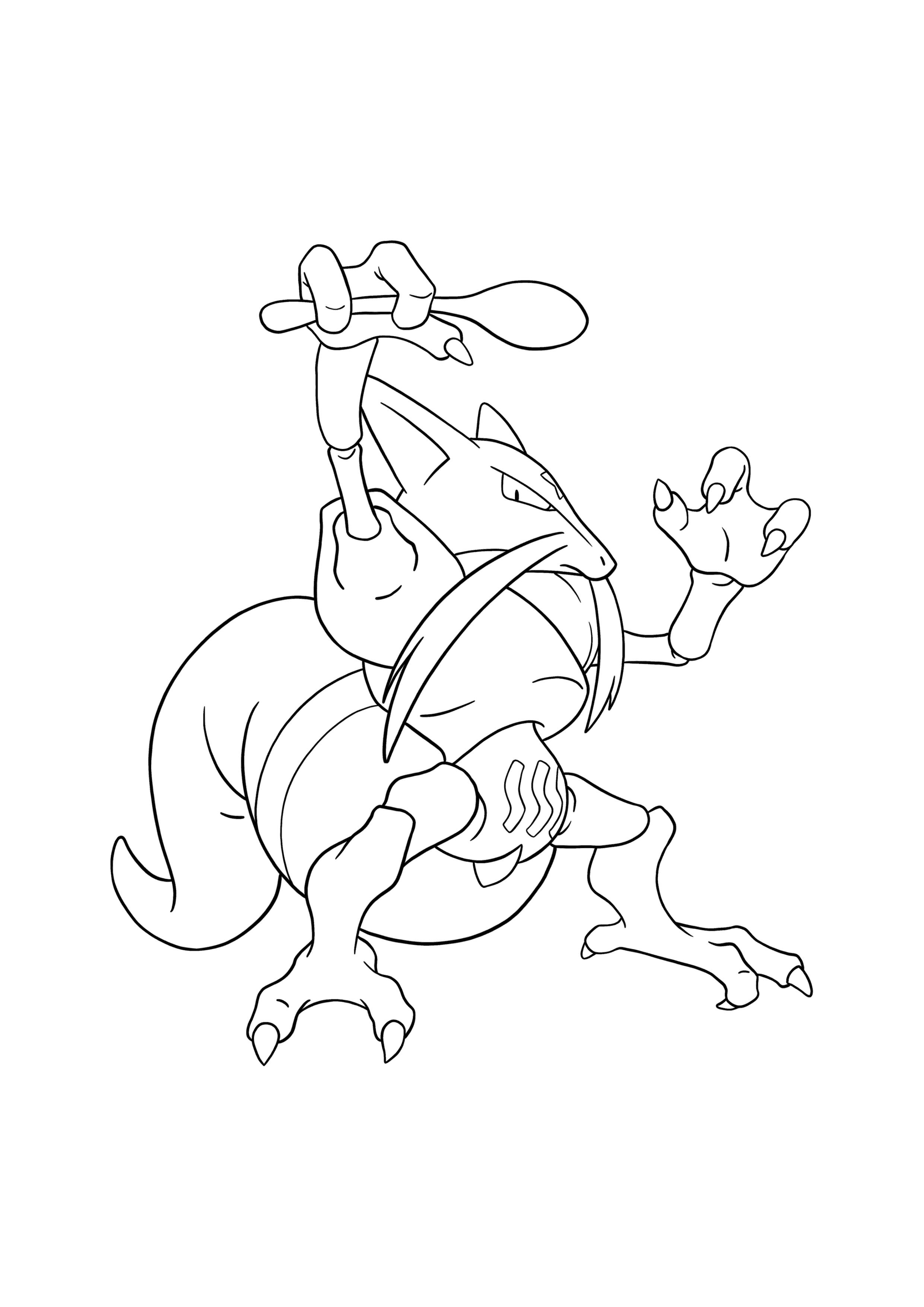 Pokémon Kadabra coloring page