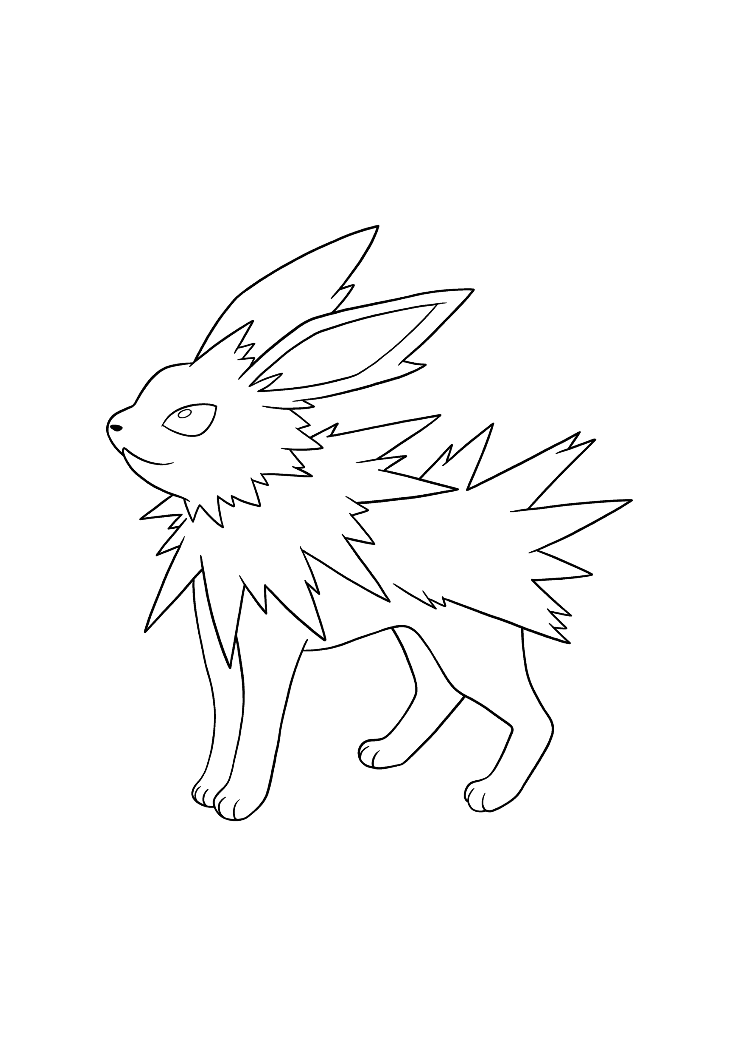 Pokémon Jolteon coloring page