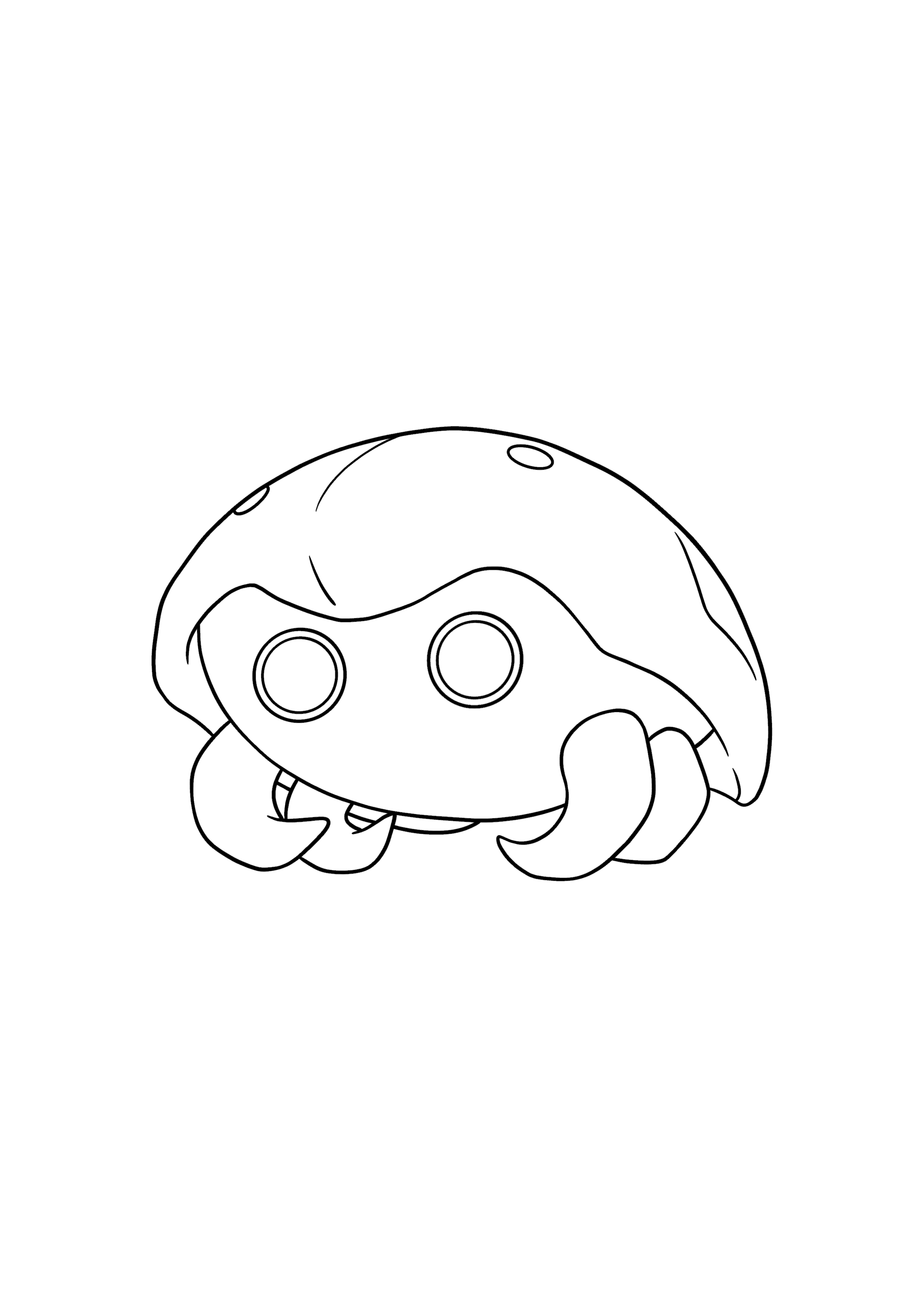 Pokémon Kabuto coloring page