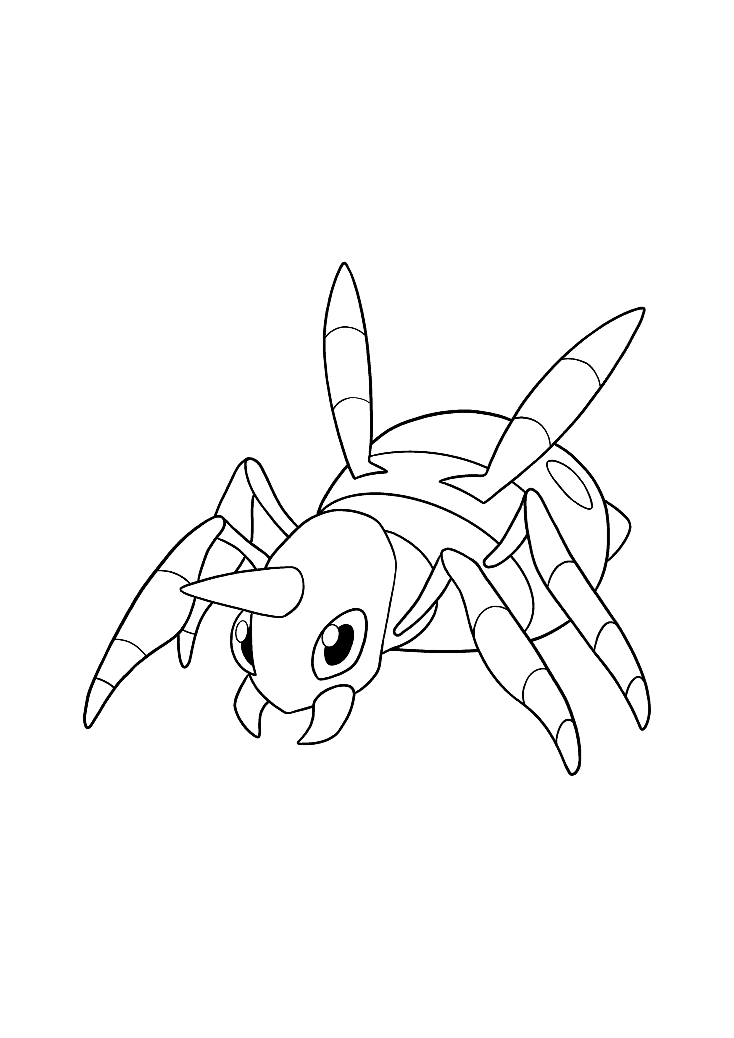 Pokémon Ariados coloring page