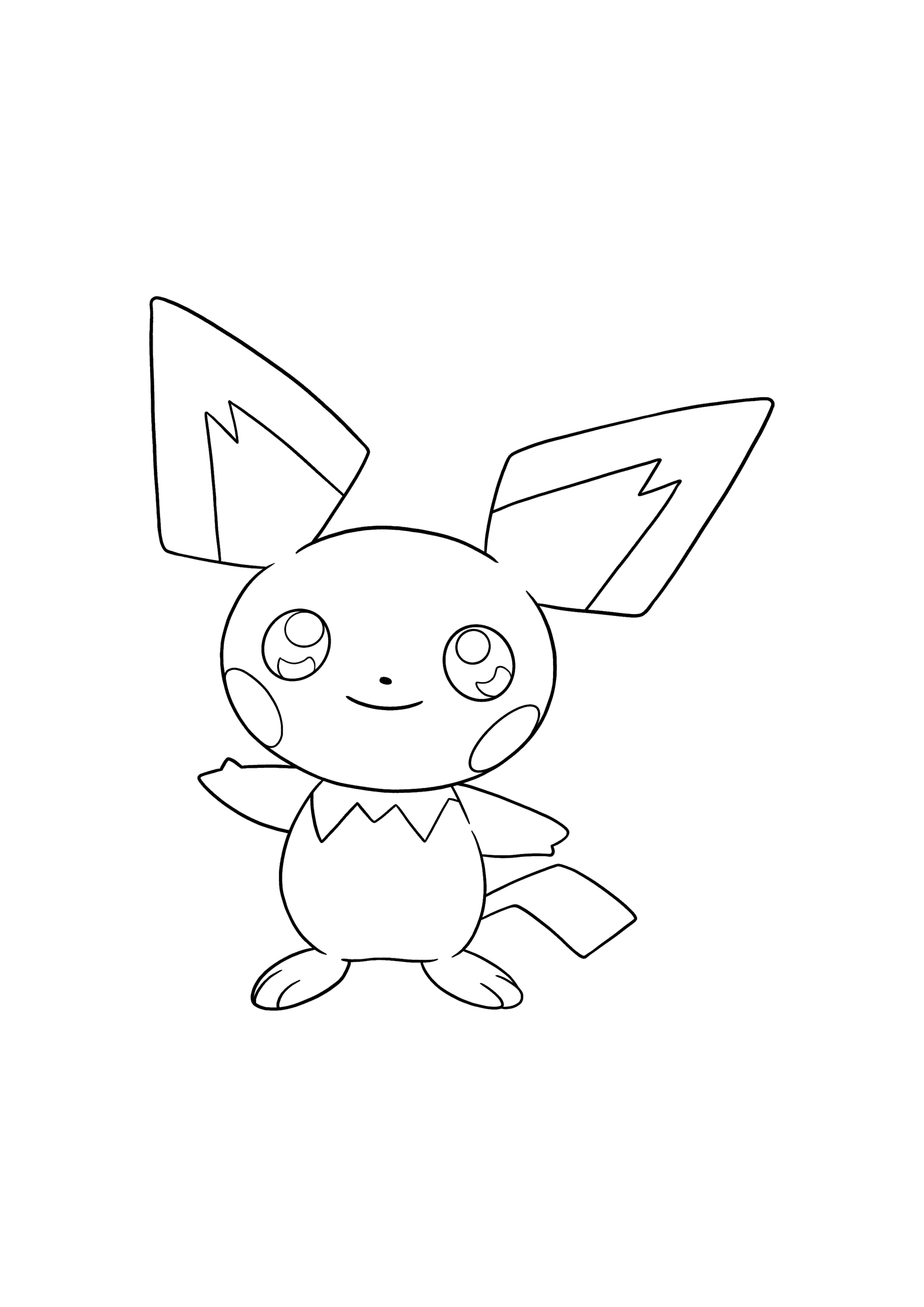 Pokémon Pichu coloring page