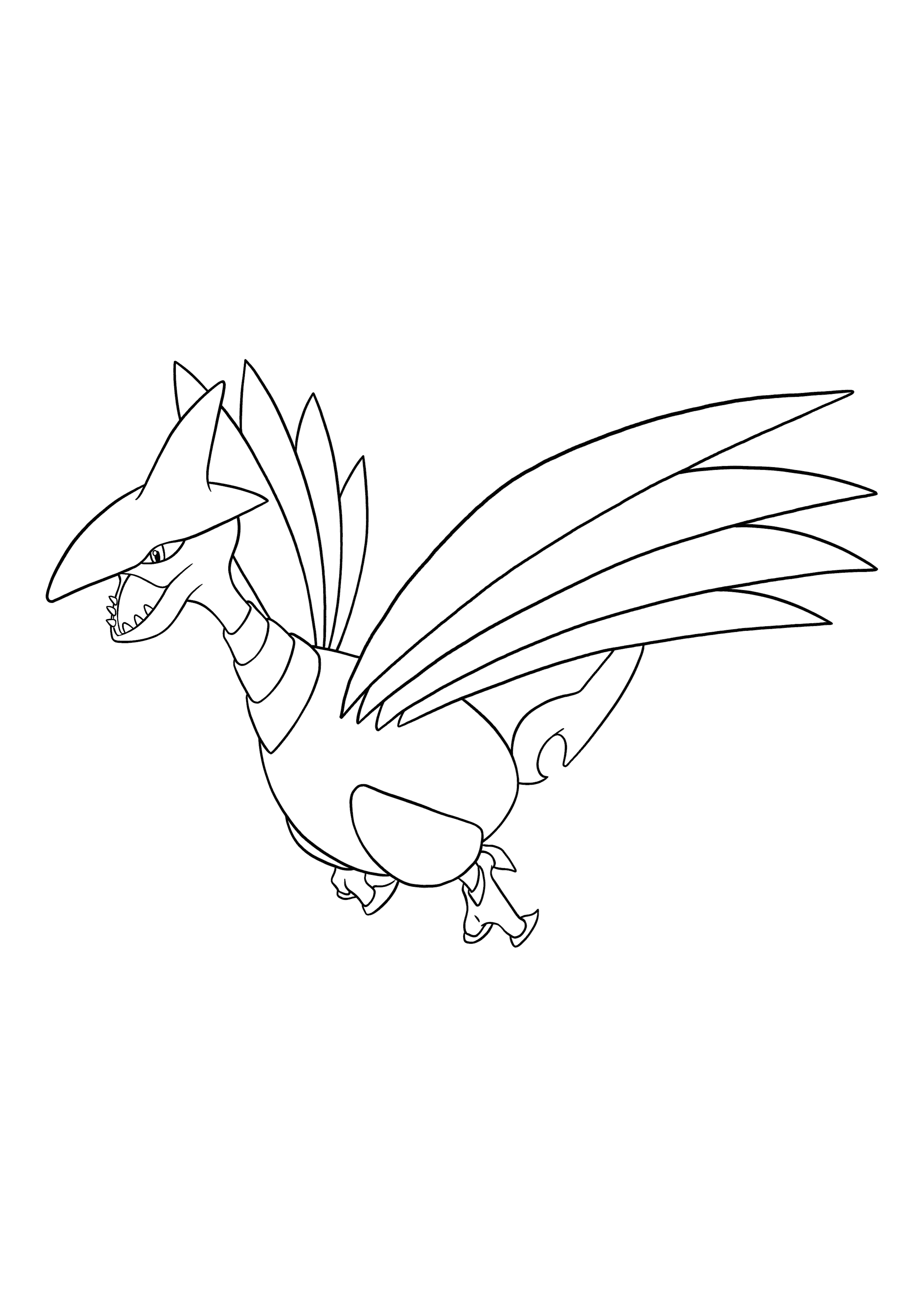 Pokémon Skarmory coloring page