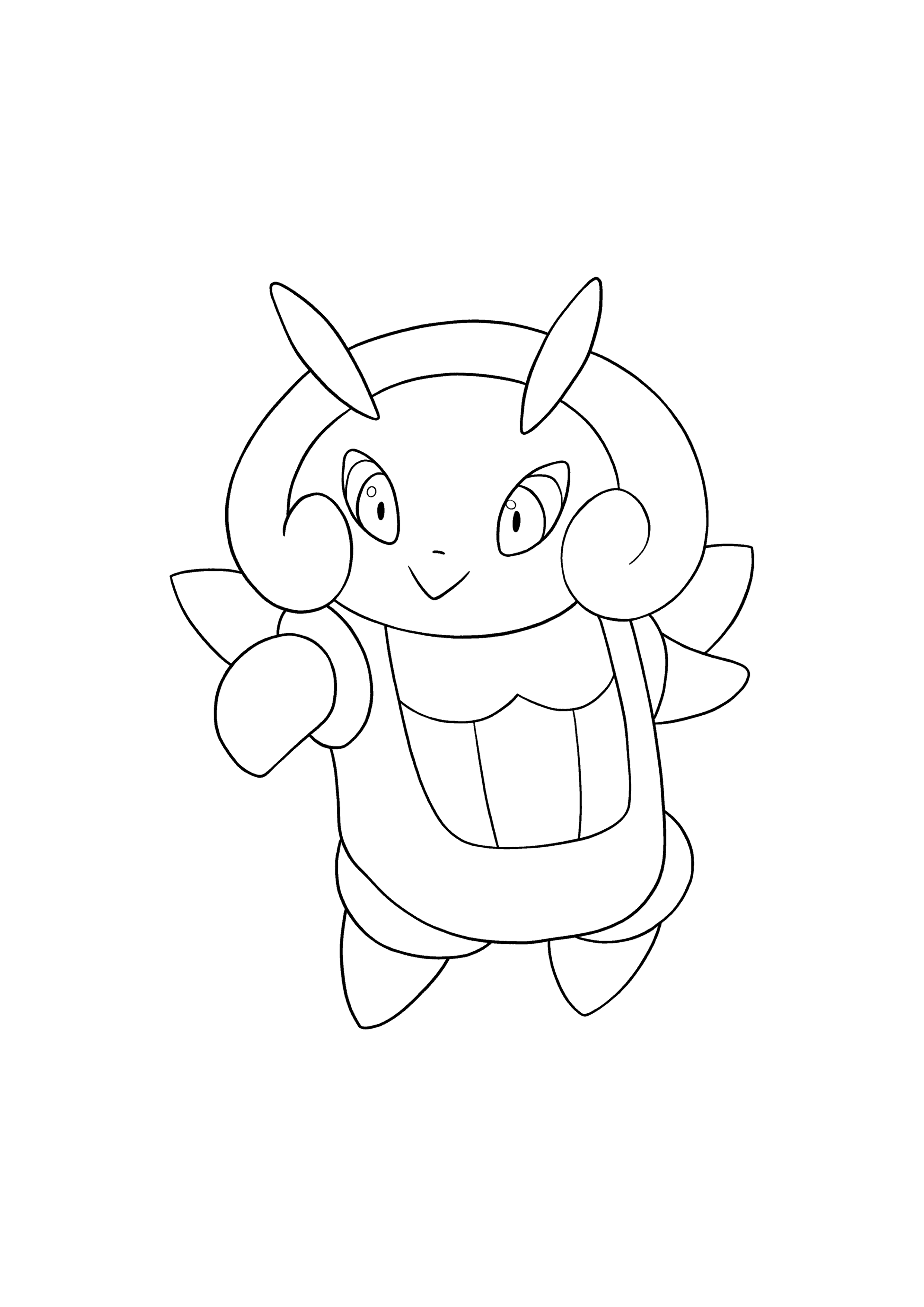 Pokémon Illumise coloring page