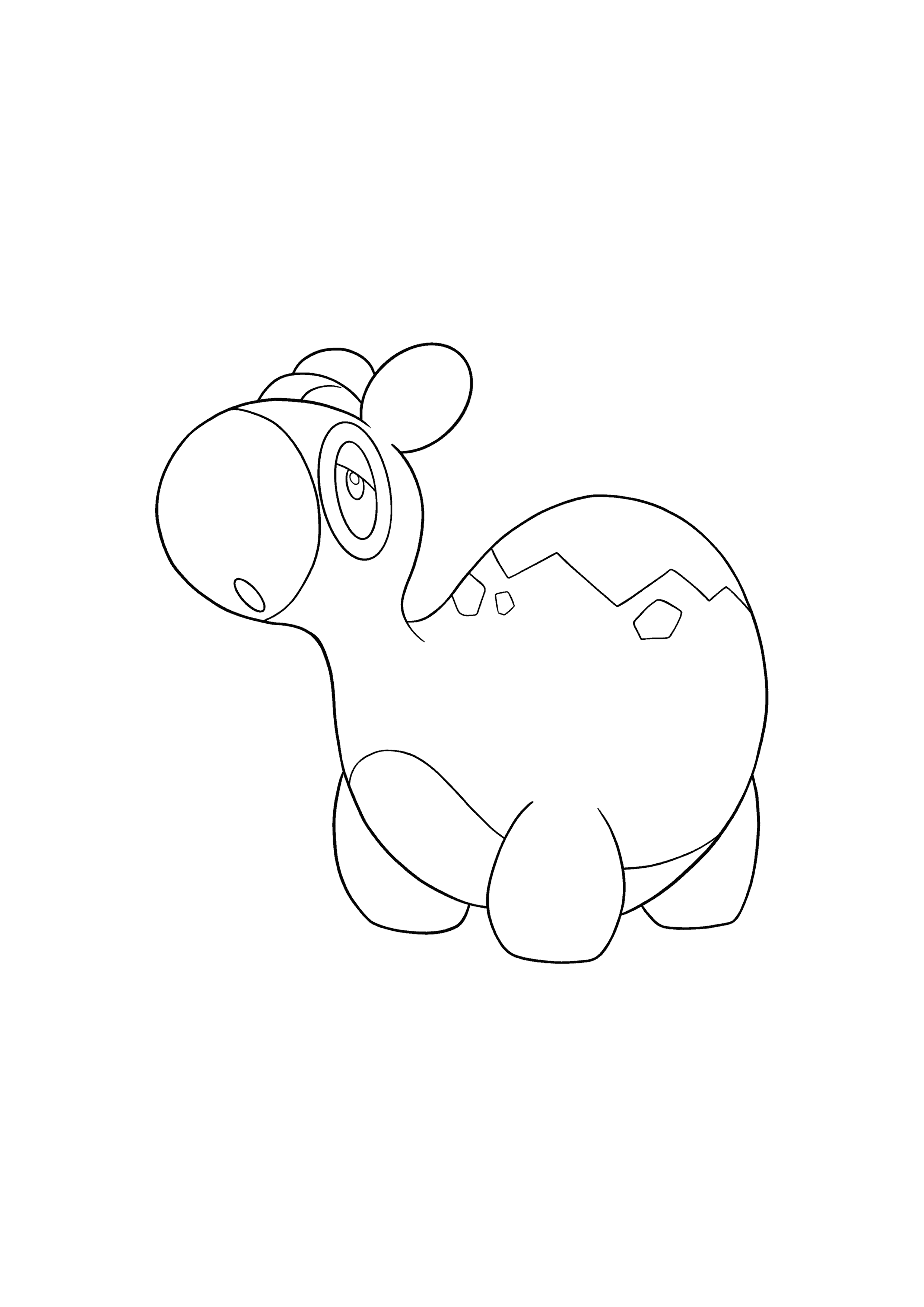 Pokémon Numel coloring page