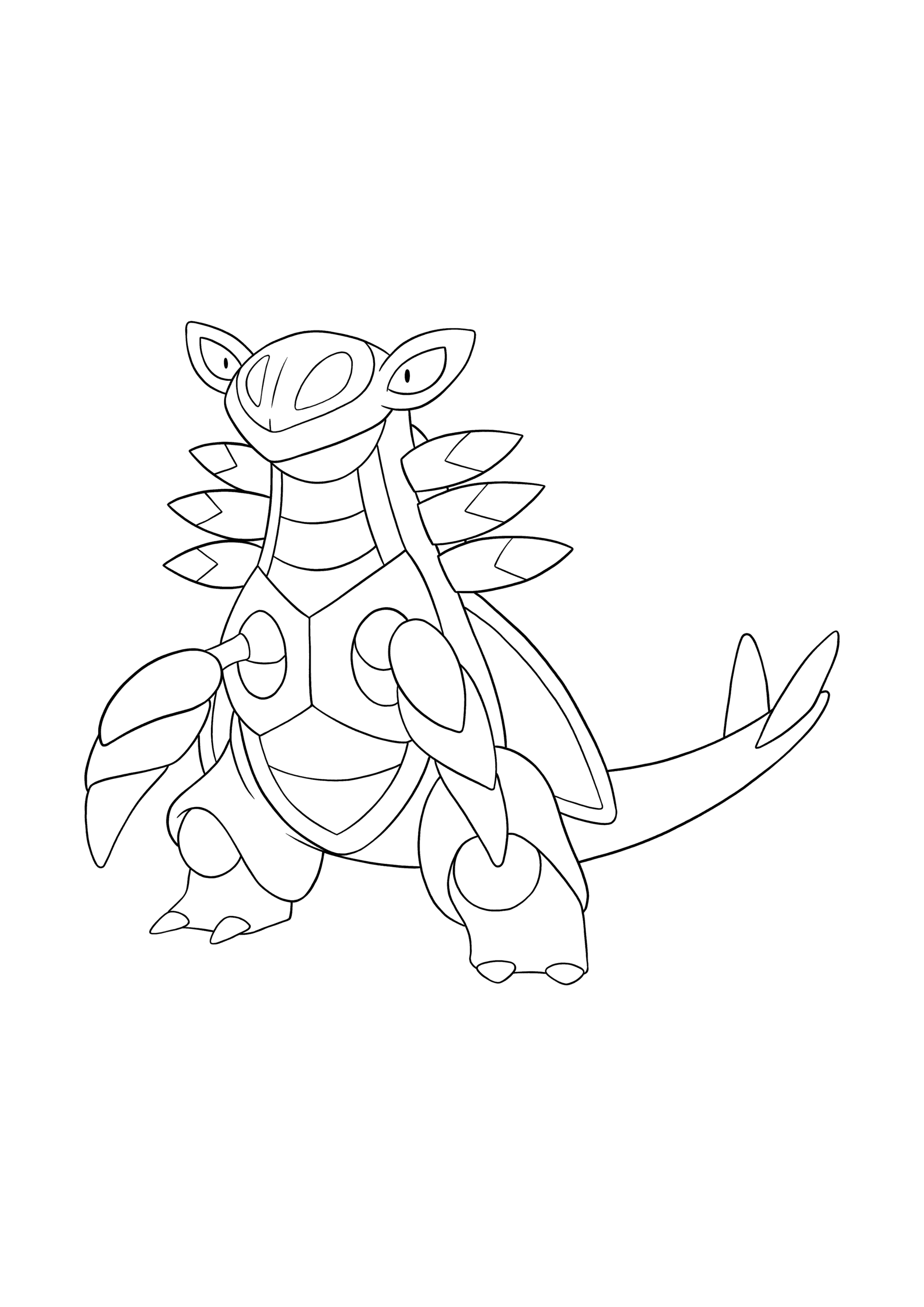 Pokémon Armaldo coloring page