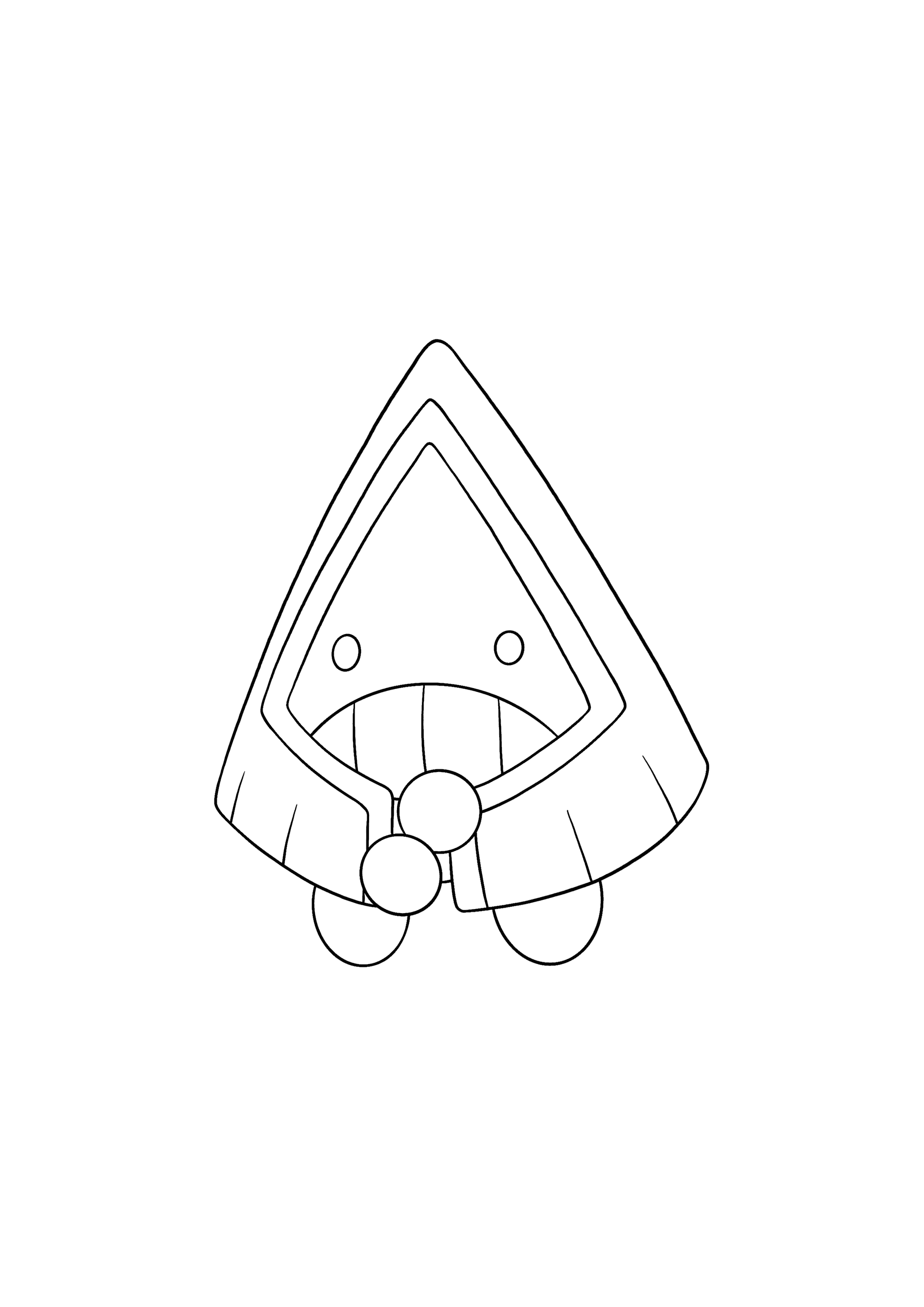 Pokémon Snorunt coloring page
