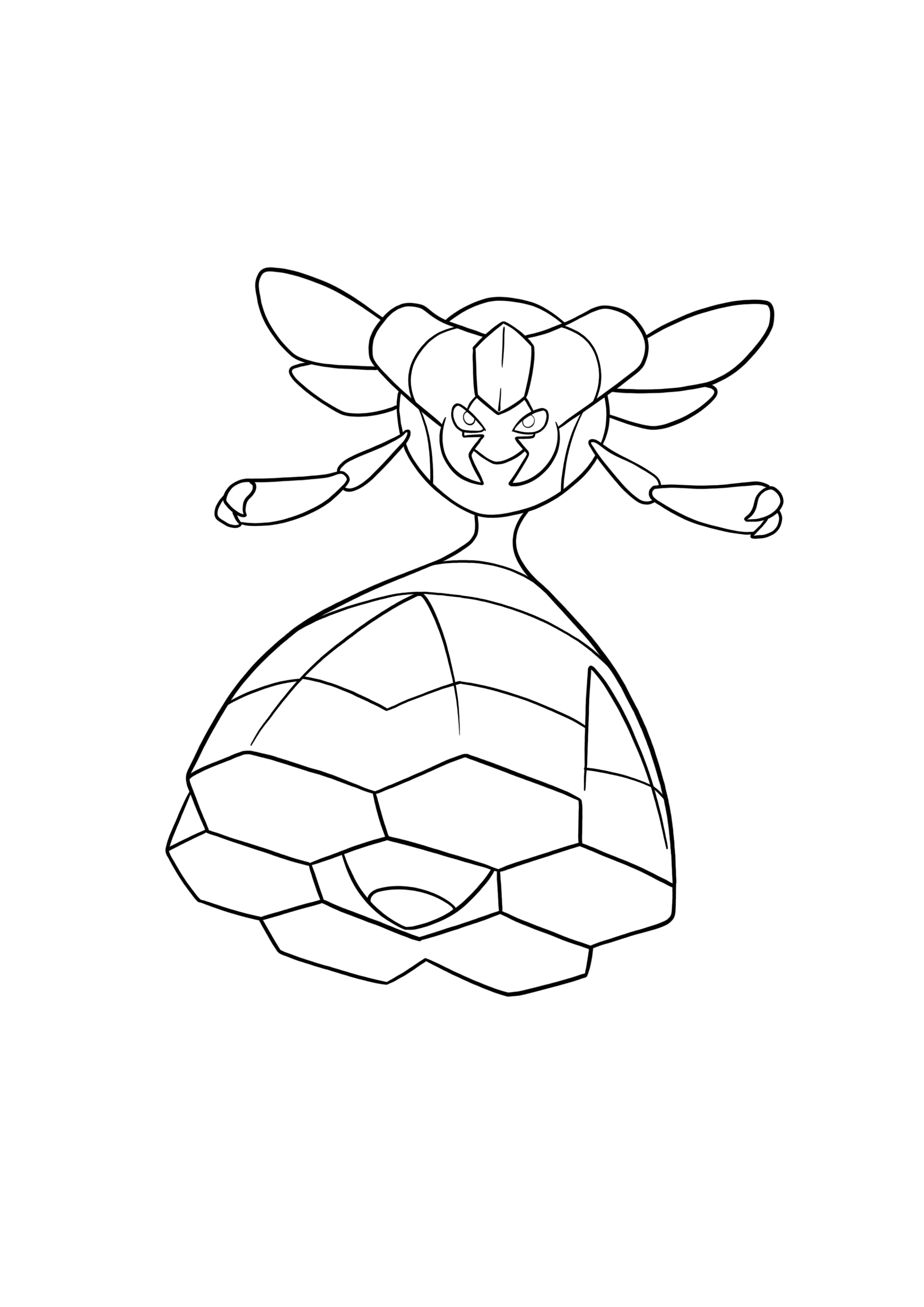 Pokémon Vespiquen coloring page