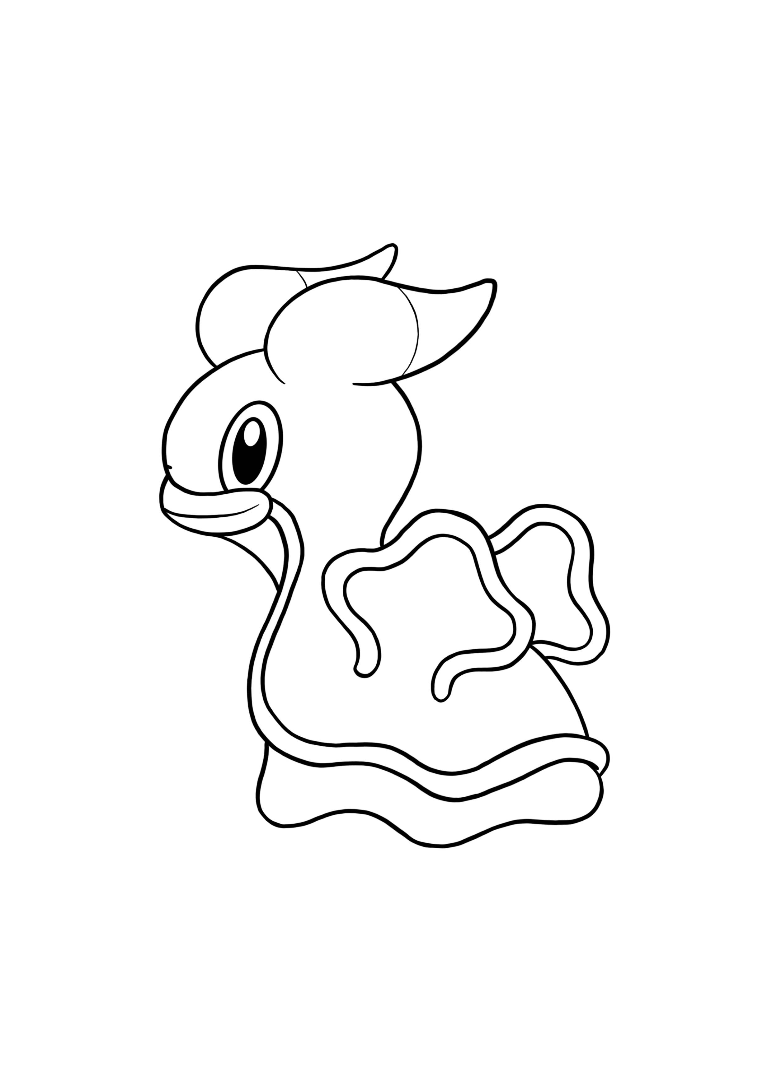 Pokémon East Sea Shellos coloring page