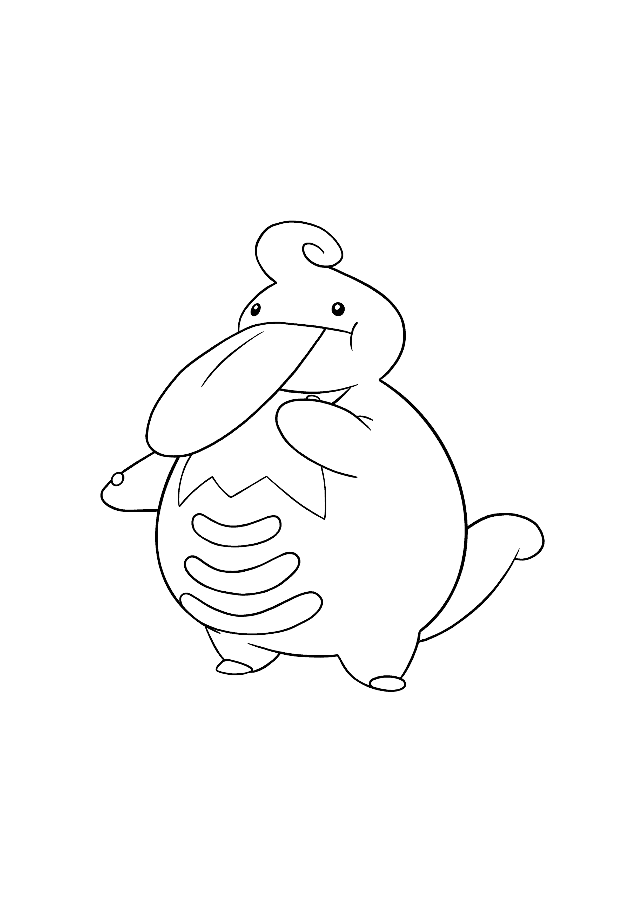 Pokémon Lickilicky coloring page