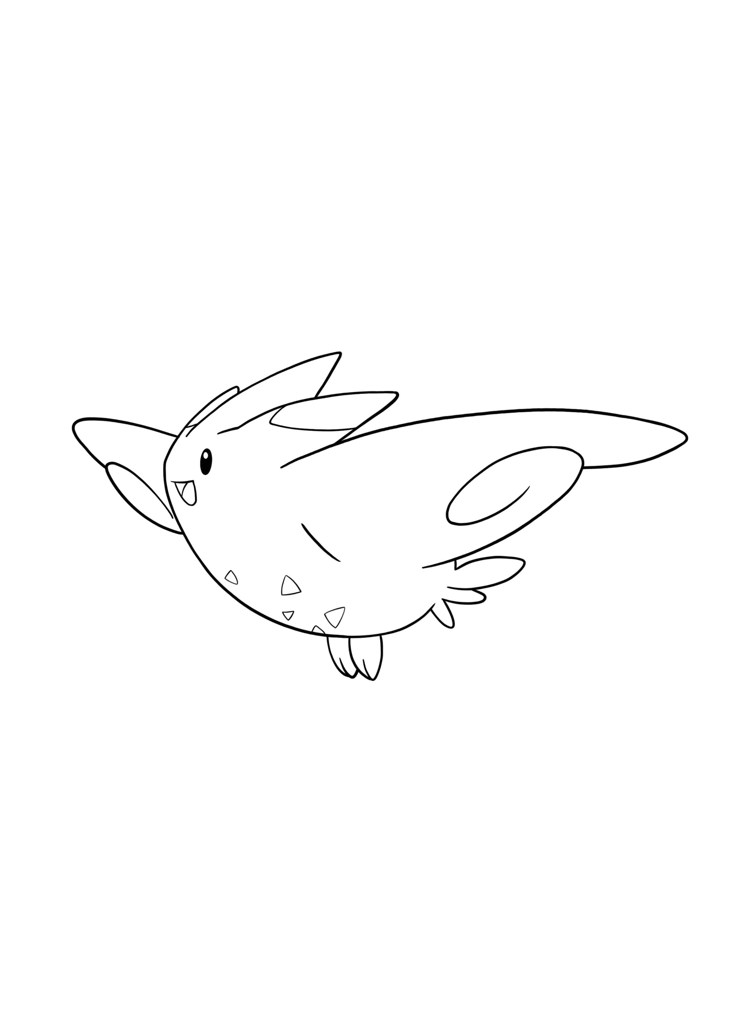 Pokémon Togekiss coloring page