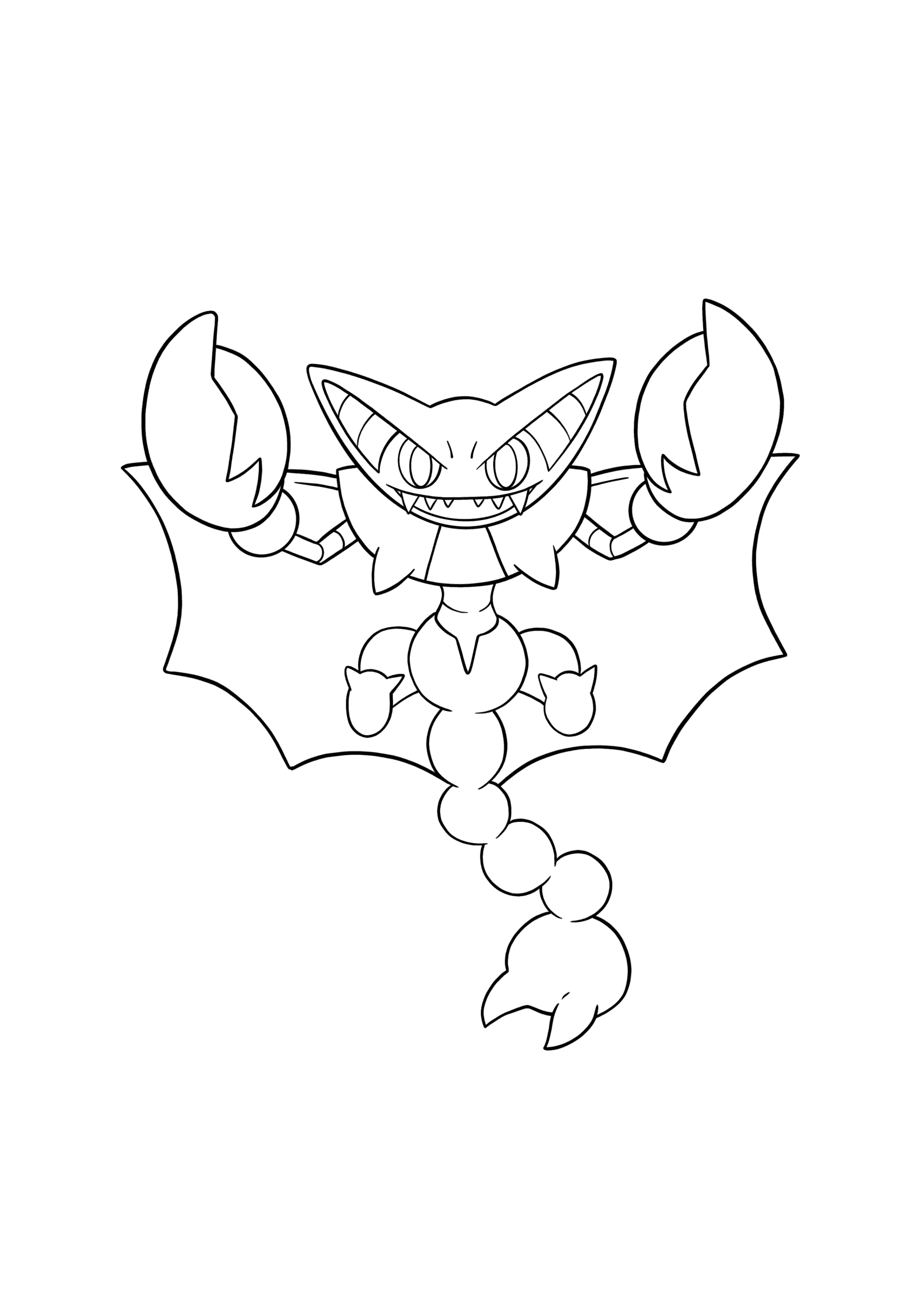 Pokémon Gliscor coloring page