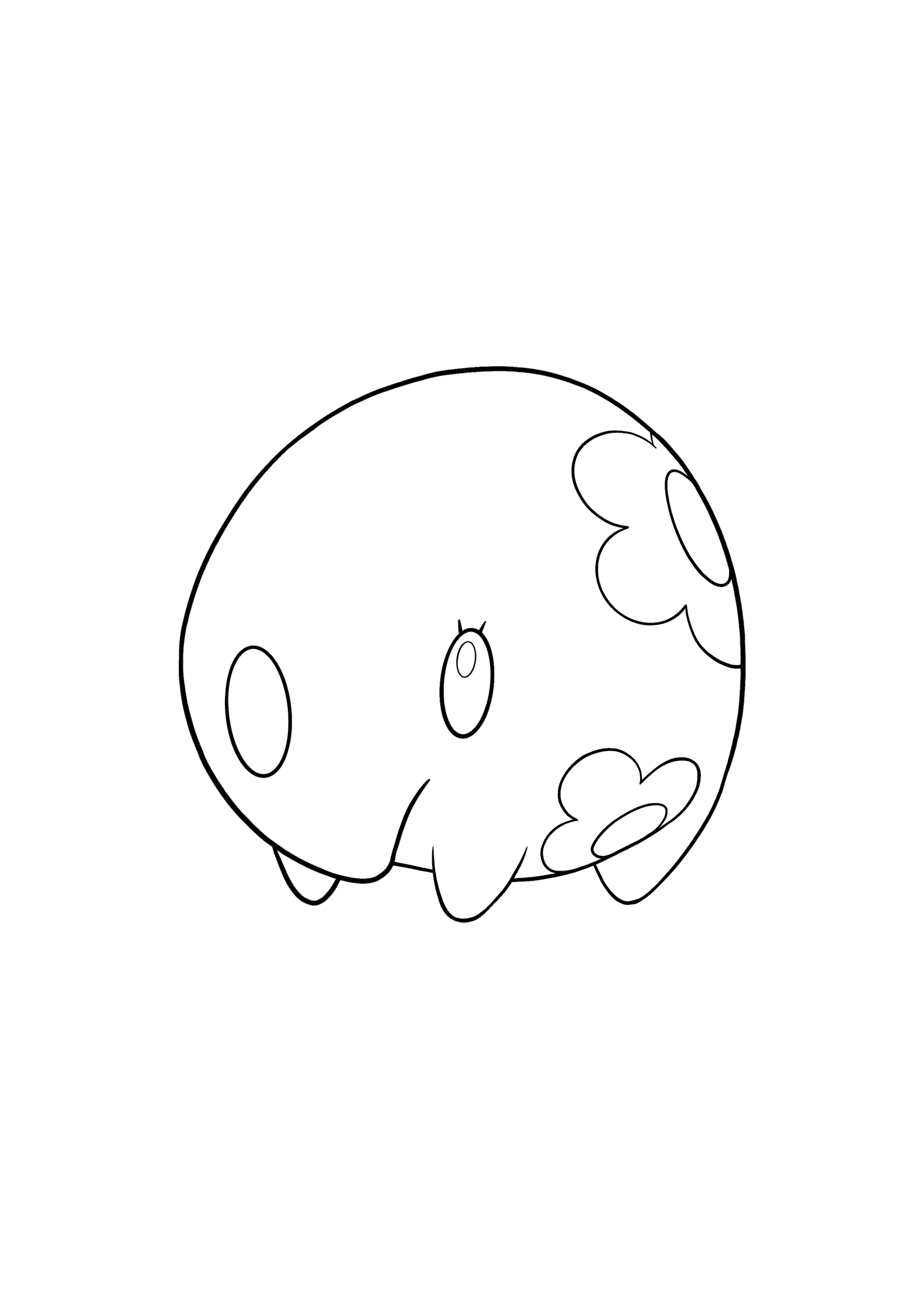 Pokémon Munna coloring page