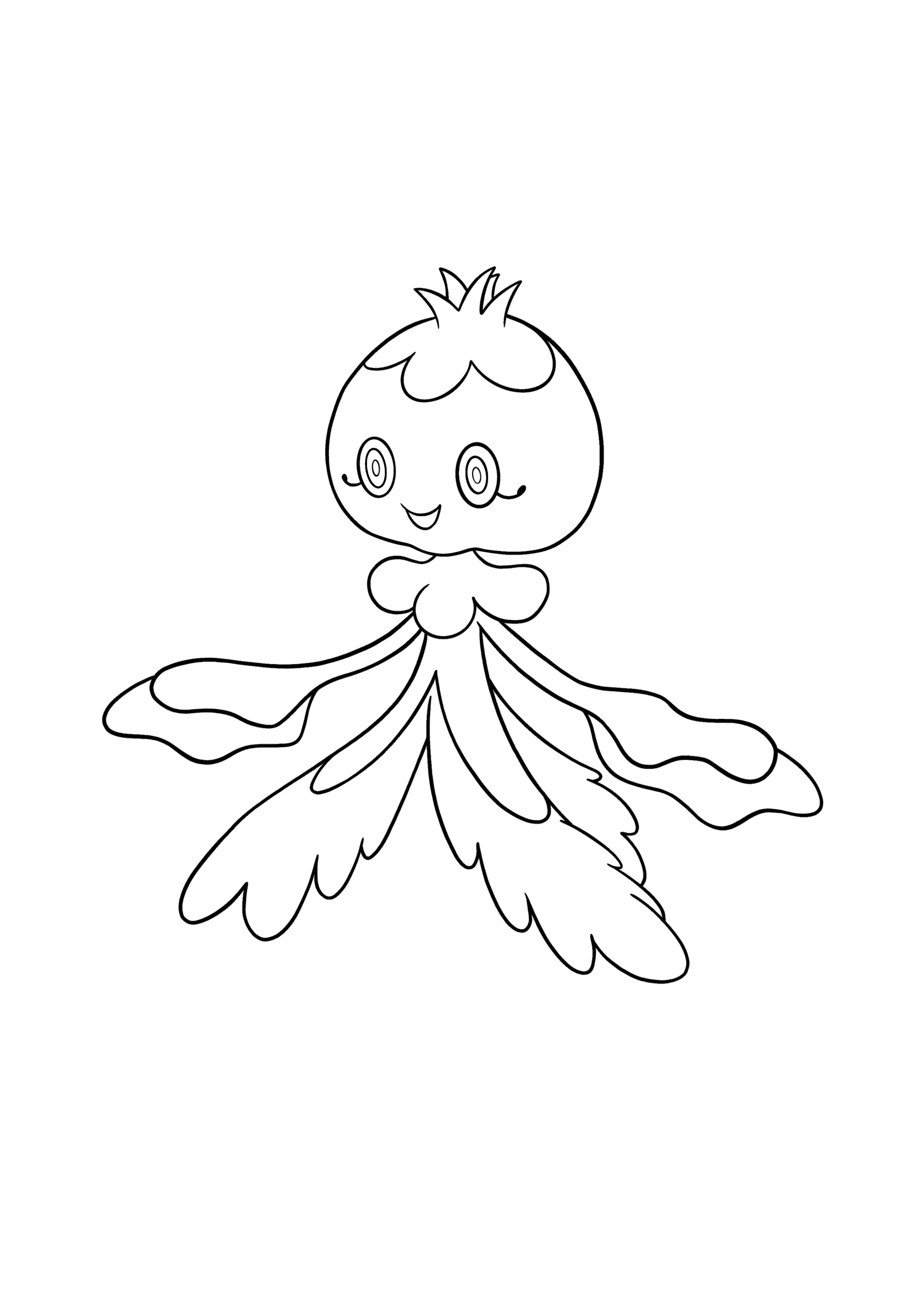 Pokémon Frillish Female coloring page