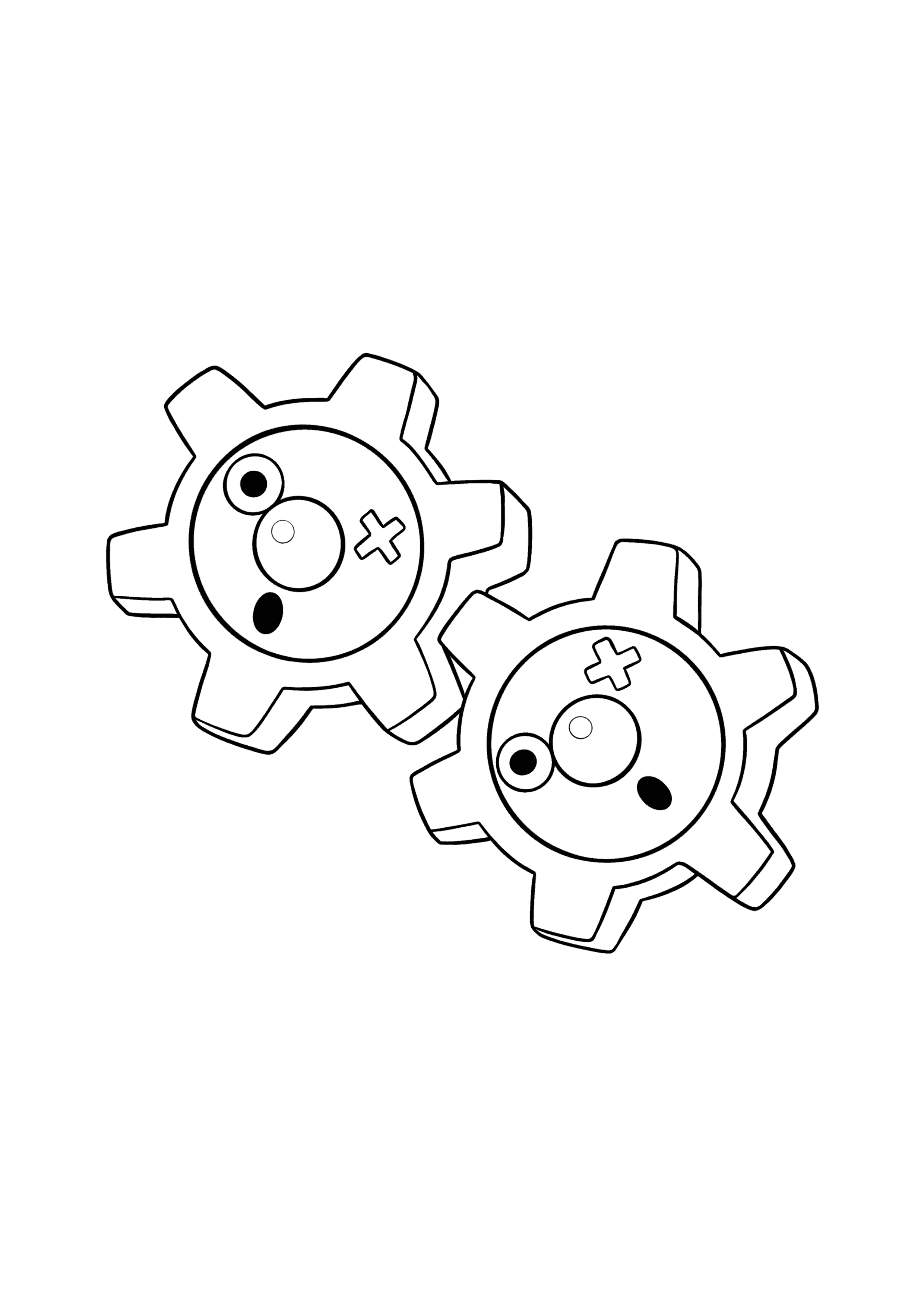 Pokémon Klink coloring page