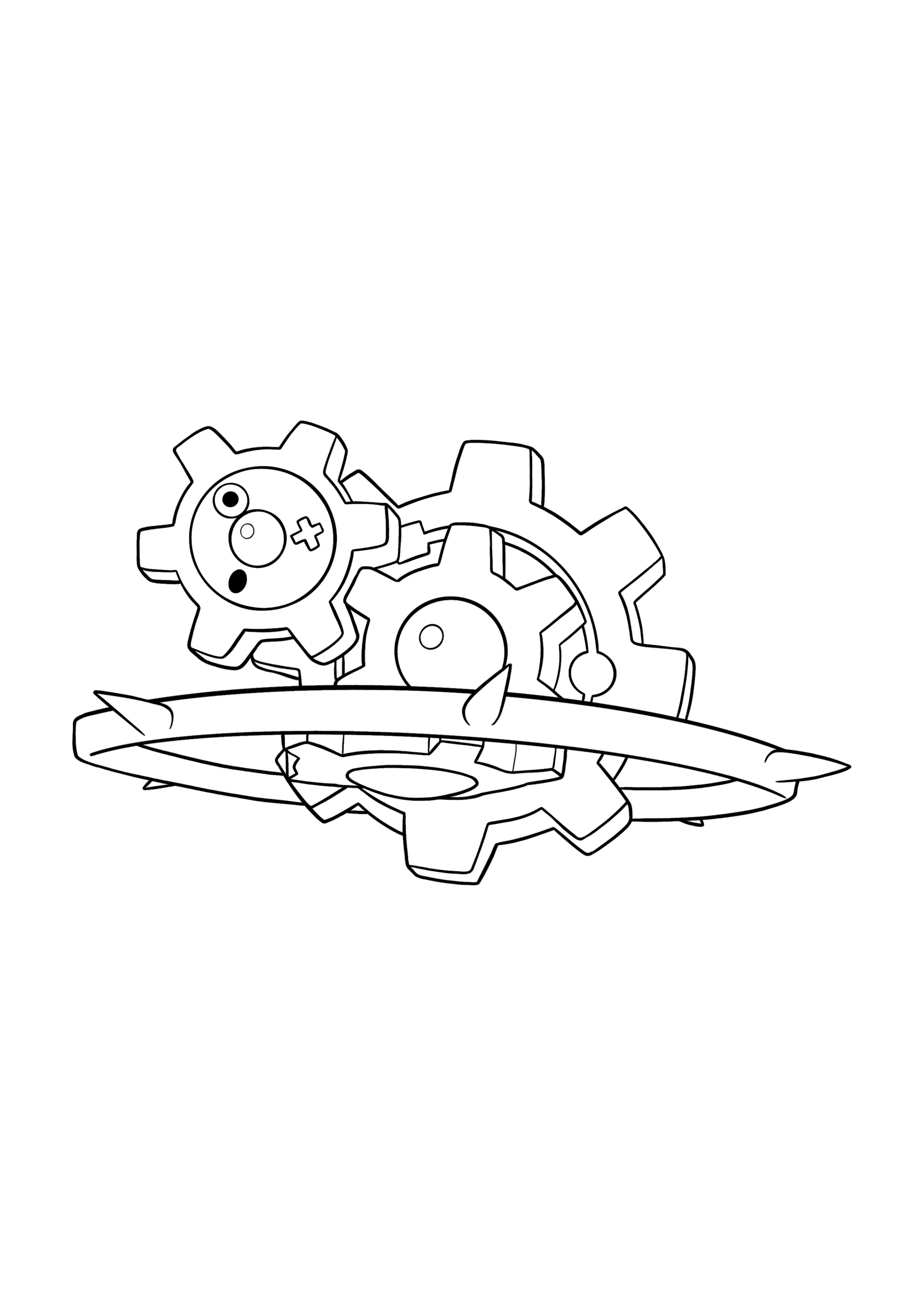 Pokémon Klinklang coloring page
