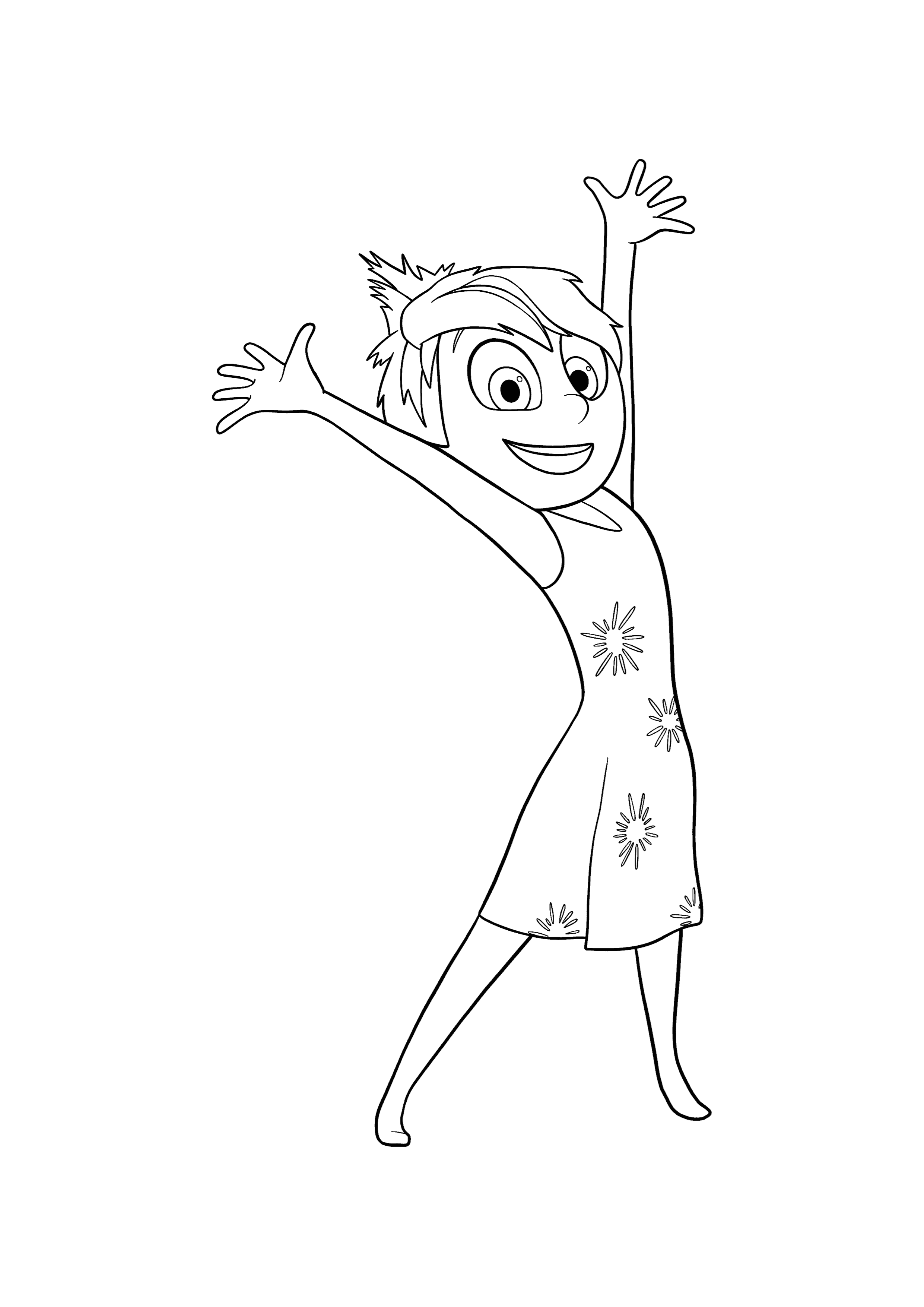 Inside Out Joy coloring page