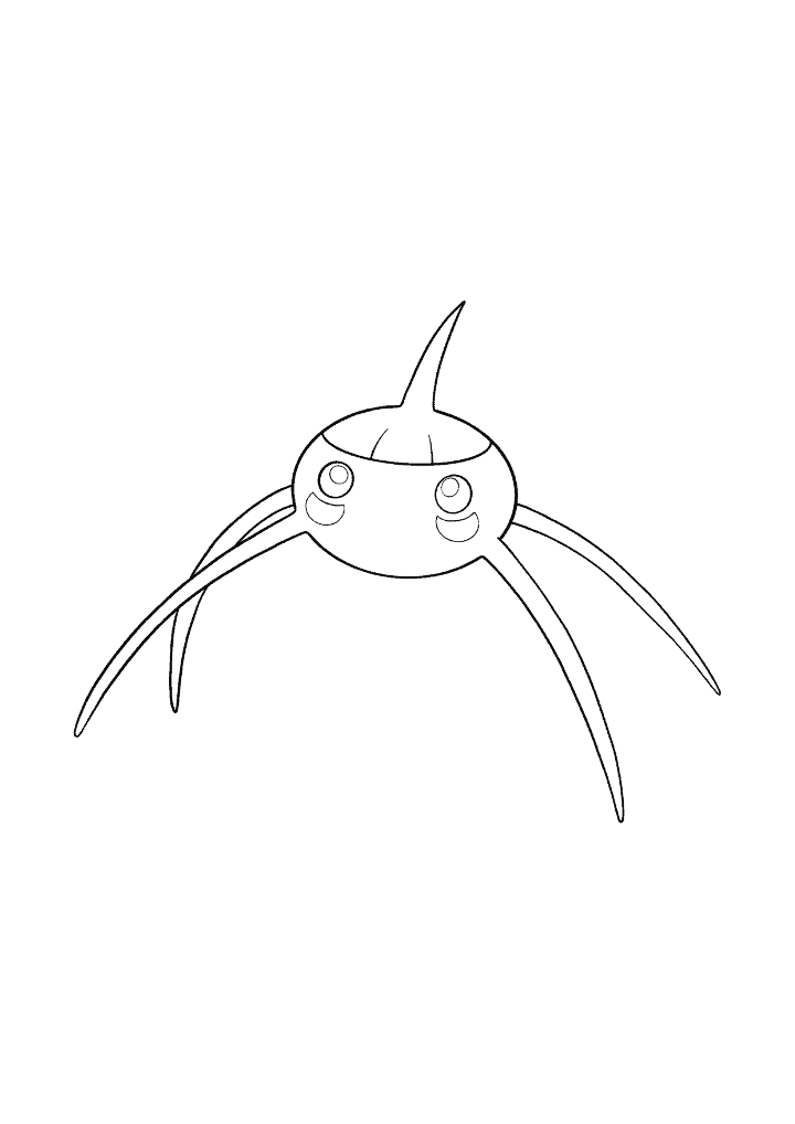 Pokémon Surskit coloring page