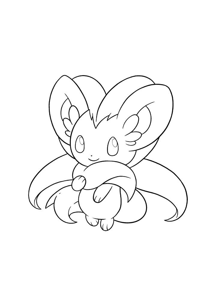Pokémon Cinccino coloring page