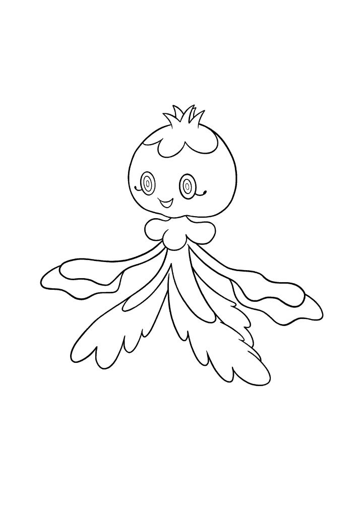 Pokémon Frillish Female coloring page