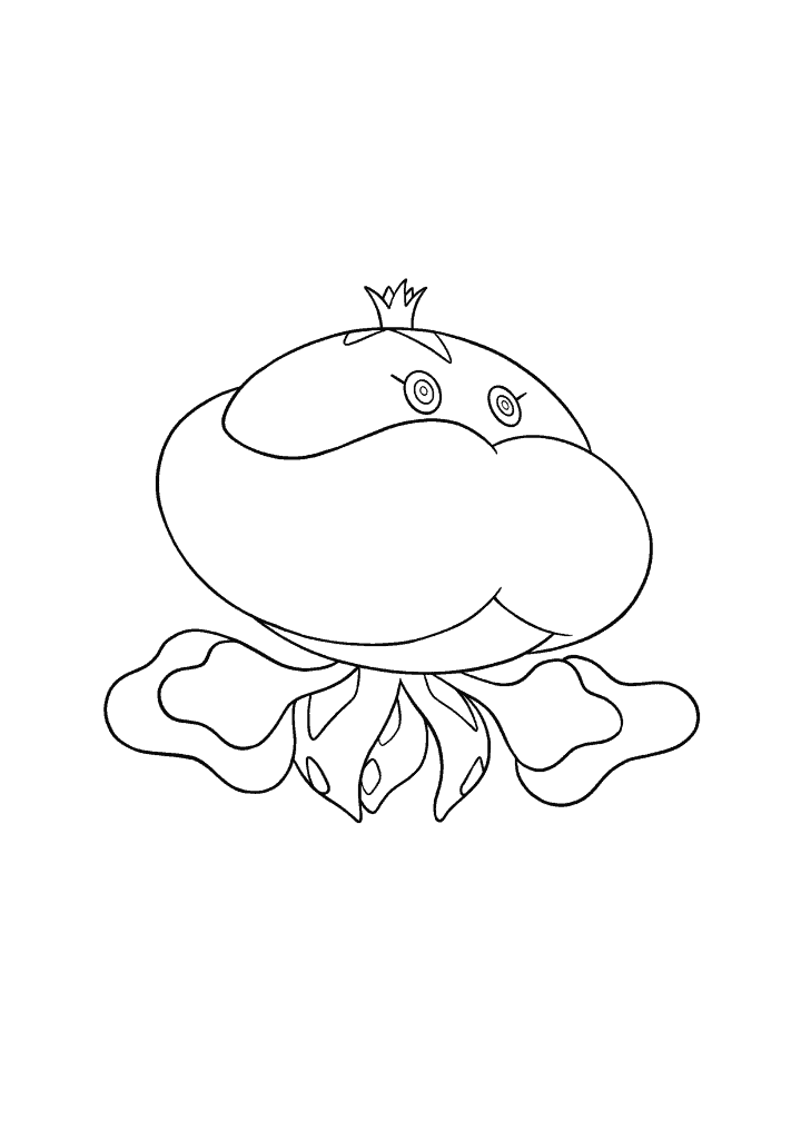 Pokémon Jellicent Male coloring page