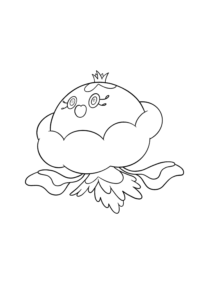 Pokémon Jellicent Female coloring page