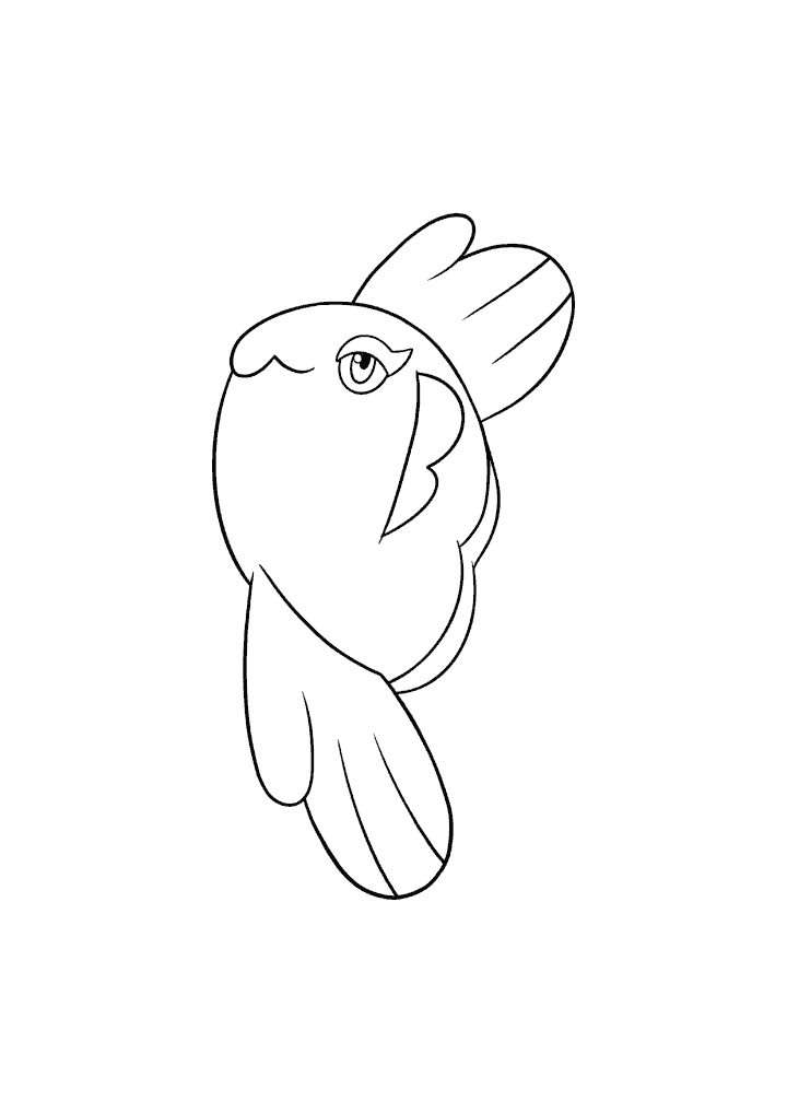 Pokémon Alomomola coloring page