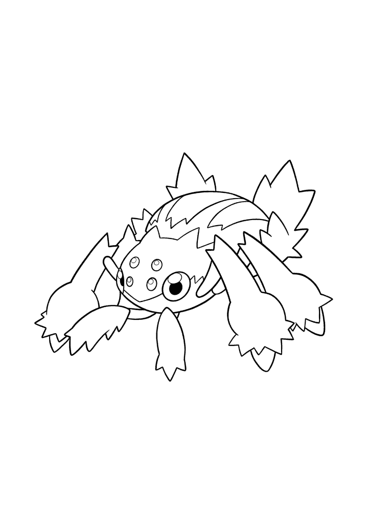 Pokémon Galvantula coloring page