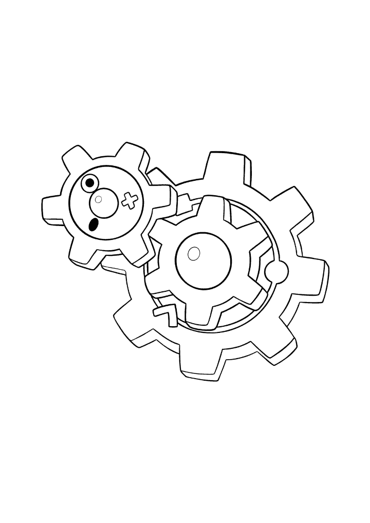 Pokémon Klang coloring page