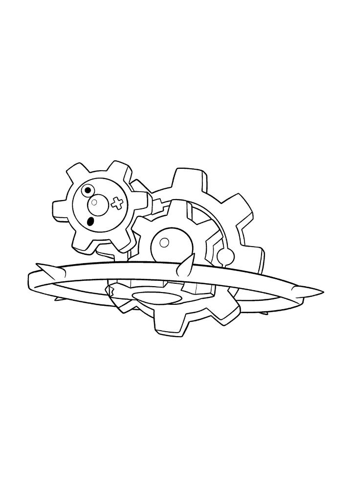 Pokémon Klinklang coloring page