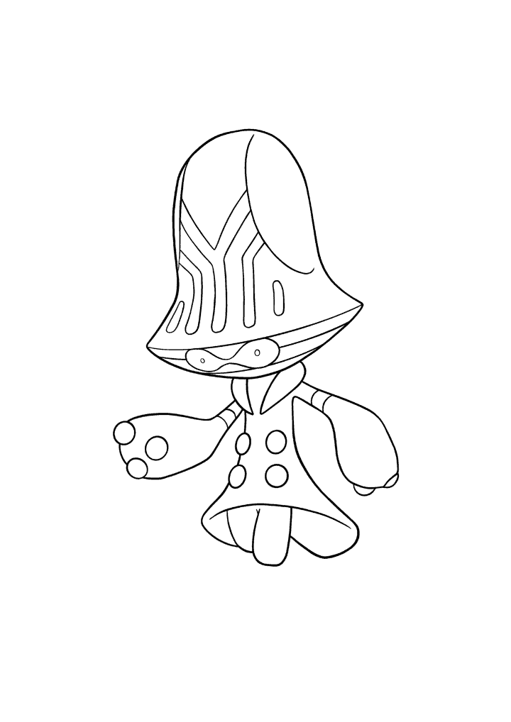 Pokémon Beheeyem coloring page