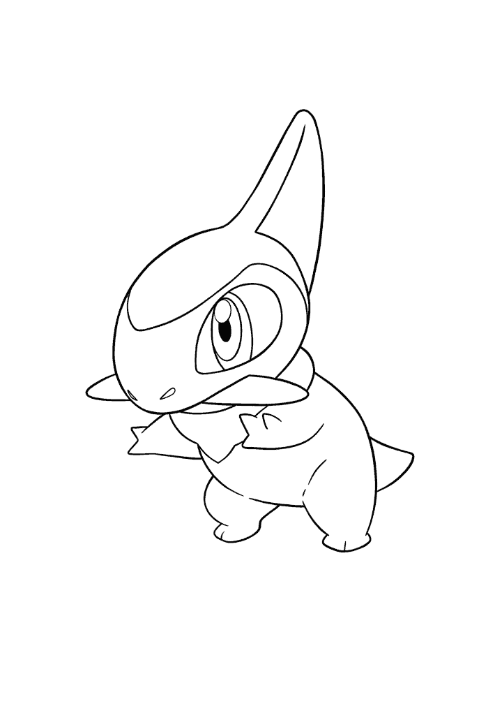 Pokémon Axew coloring page