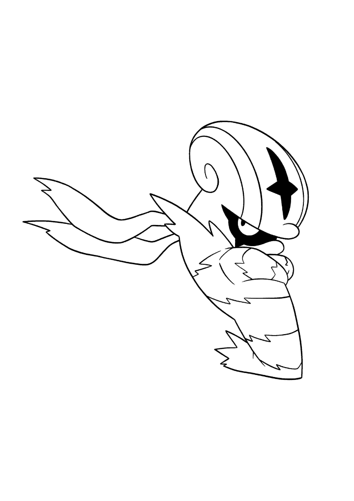 Pokémon Accelgor coloring page