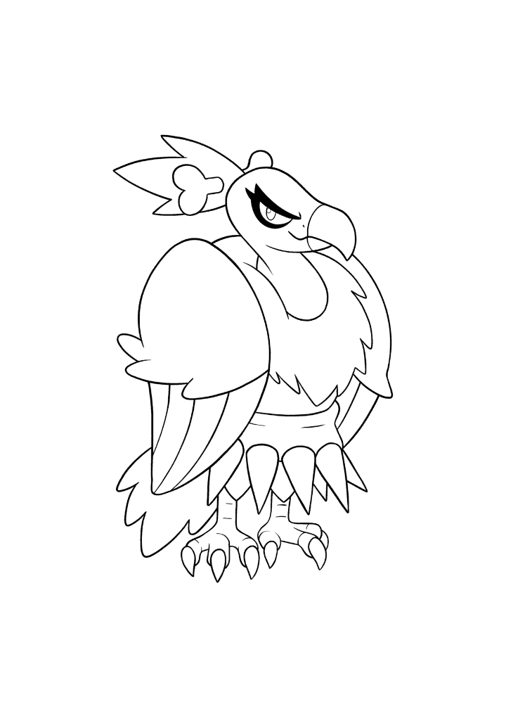 Pokémon Mandibuzz coloring page