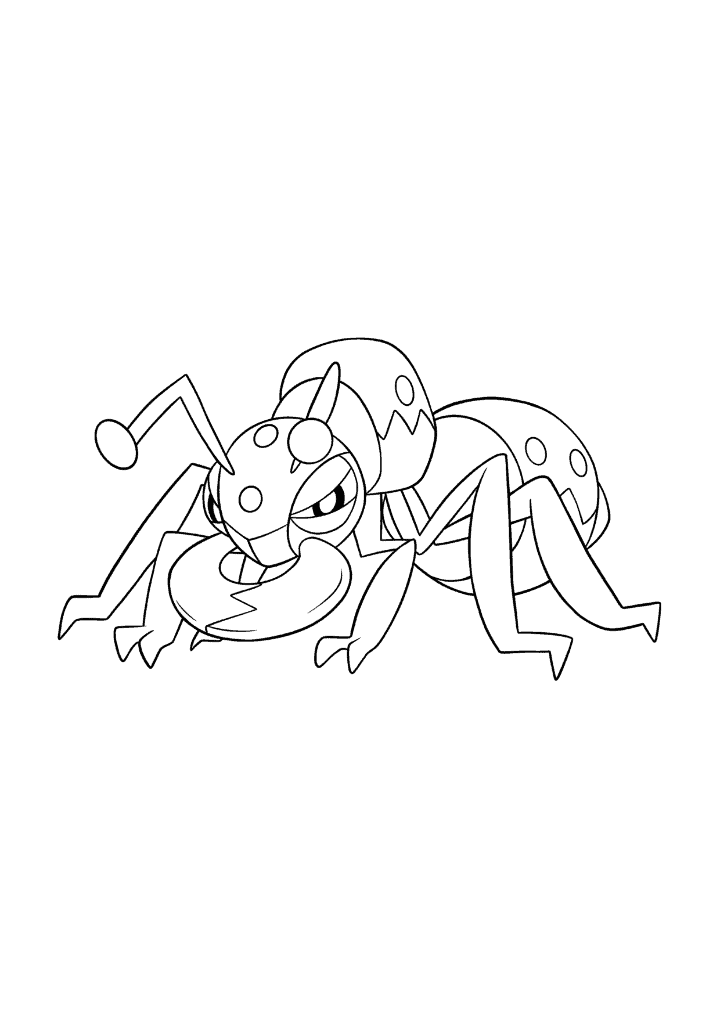 Pokémon Durant coloring page