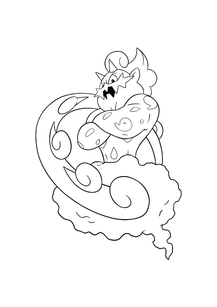 Pokémon Tornadus Incarnate Form coloring page