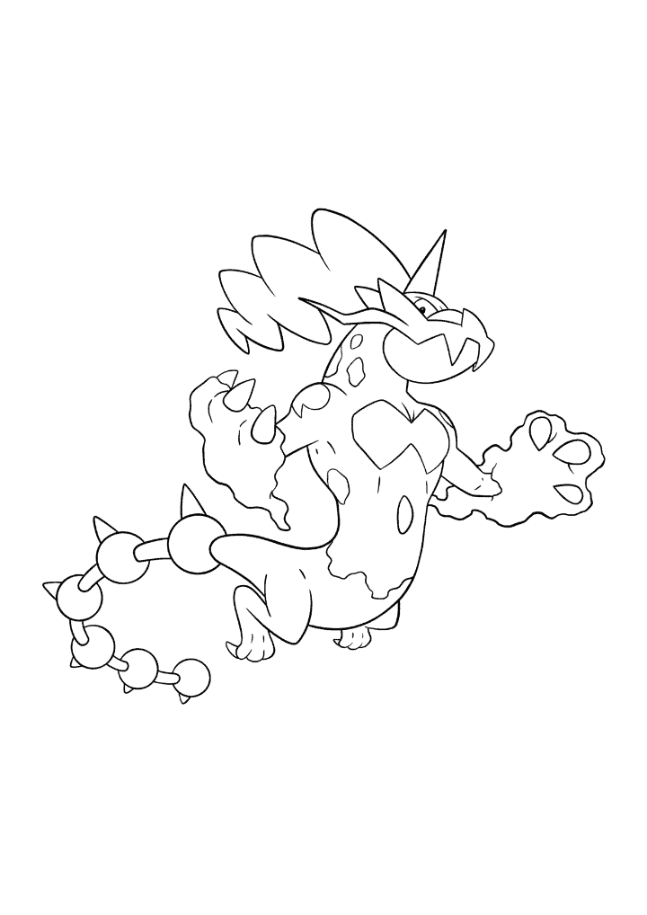 Pokémon Thundurus Therian Form coloring page
