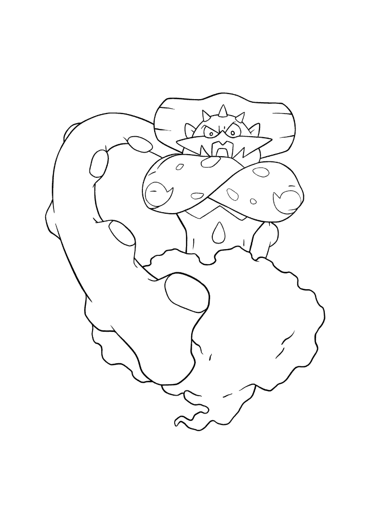Pokémon Landorus Incarnate Form coloring page