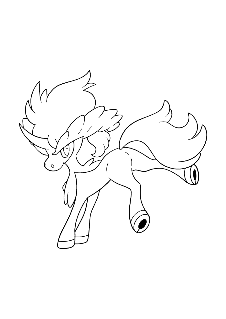 Pokémon Keldeo Ordinary Form coloring page